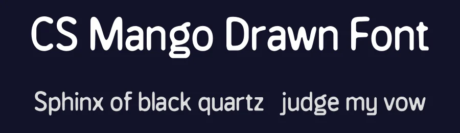 CS Mango Drawn Font by craftsupplyco — Sans Serif Font — thumbnail 2