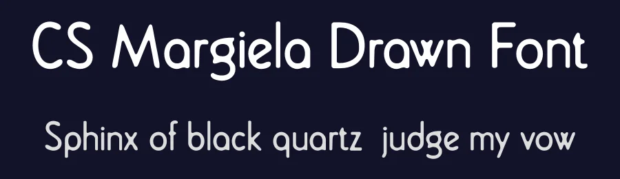 CS Margiela Drawn Font by craftsupplyco — Sans Serif Font — thumbnail 2