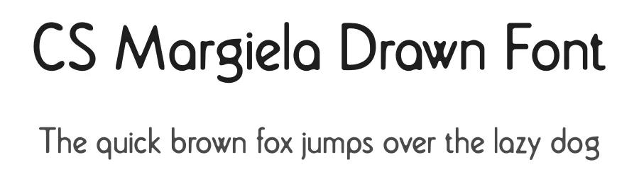CS Margiela Drawn Font by craftsupplyco — Sans Serif Font