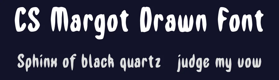 CS Margot Drawn Font by craftsupplyco — Display Font — thumbnail 2