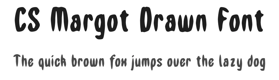 CS Margot Drawn Font by craftsupplyco — Display Font