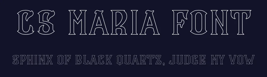 CS Maria Font by craftsupplyco — Display Font — thumbnail 2