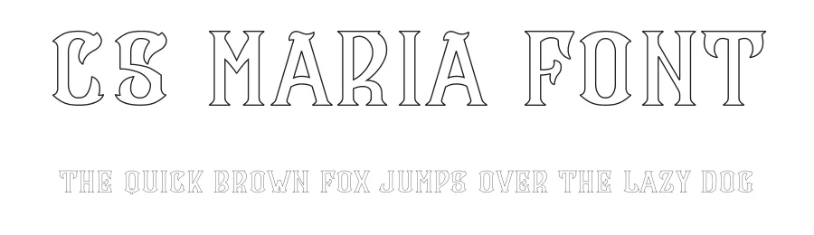 CS Maria Font by craftsupplyco — Display Font
