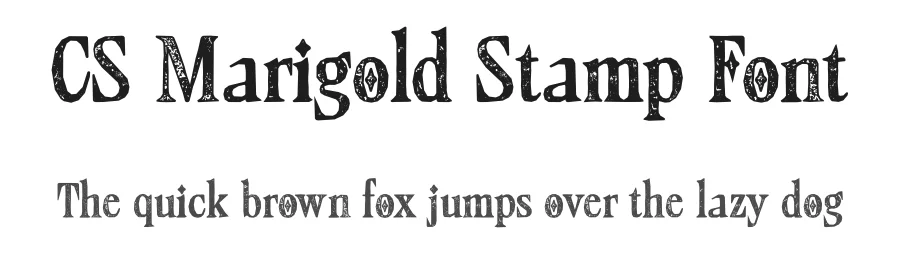 CS Marigold Stamp Font by craftsupplyco — Script Handwritten Font