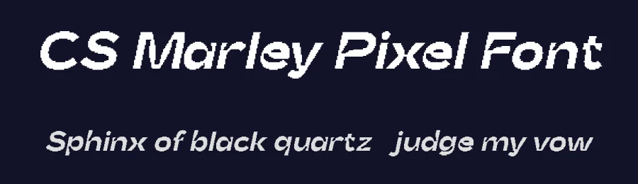 CS Marley Pixel Font by craftsupplyco — Display Font — thumbnail 2