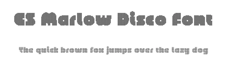 CS Marlow Disco Font by craftsupplyco — Display Font