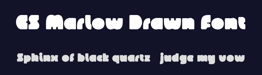 CS Marlow Drawn Font by craftsupplyco — Display Font — thumbnail 2