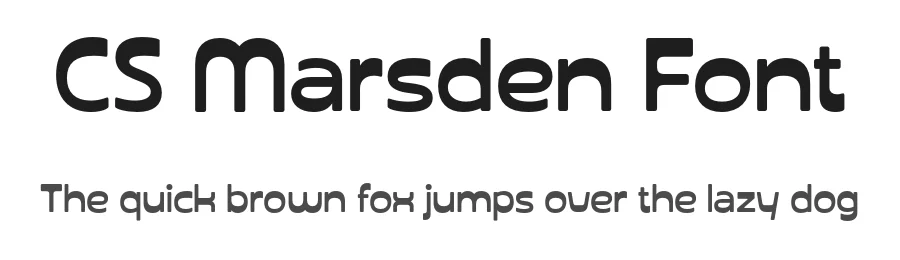 CS Marsden Font by craftsupplyco — Display Font