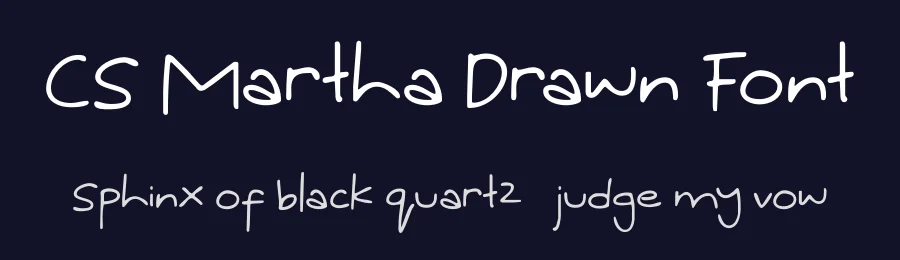 CS Martha Drawn Font by craftsupplyco — Script Handwritten Font — thumbnail 2