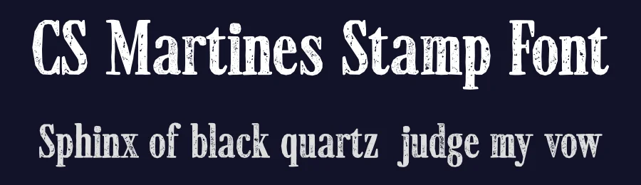 CS Martines Stamp Font by craftsupplyco — Display Font — thumbnail 2