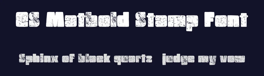 CS Matbold Stamp Font by craftsupplyco — Display Font — thumbnail 2