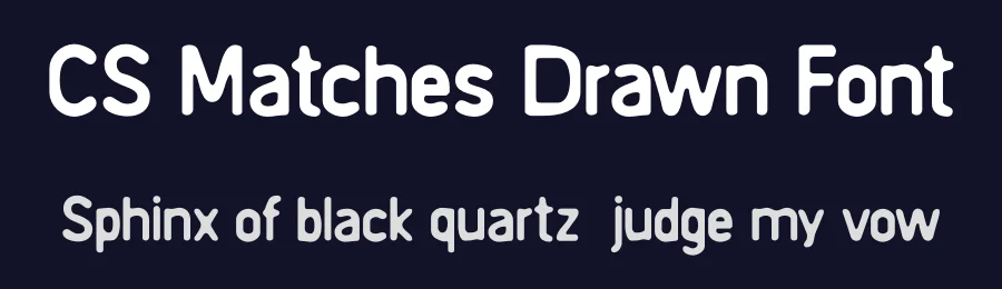 CS Matches Drawn Font by craftsupplyco — Sans Serif Font — thumbnail 2