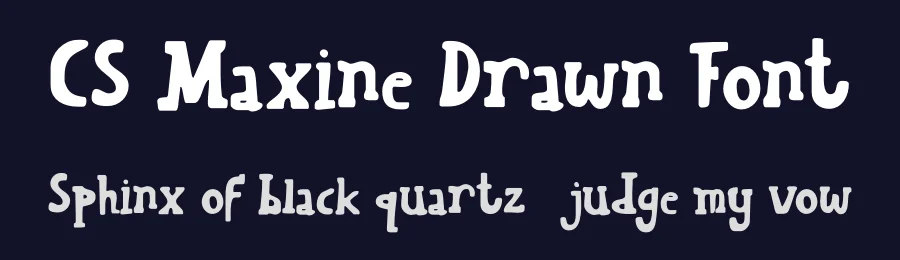 CS Maxine Drawn Font by craftsupplyco — Display Font — thumbnail 2
