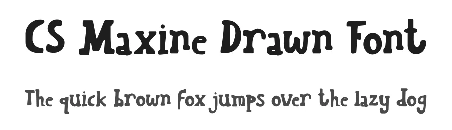 CS Maxine Drawn Font by craftsupplyco — Display Font
