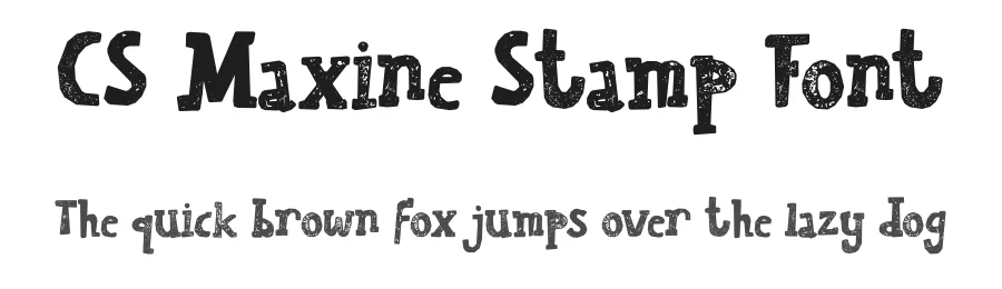 CS Maxine Stamp Font by craftsupplyco — Script Handwritten Font