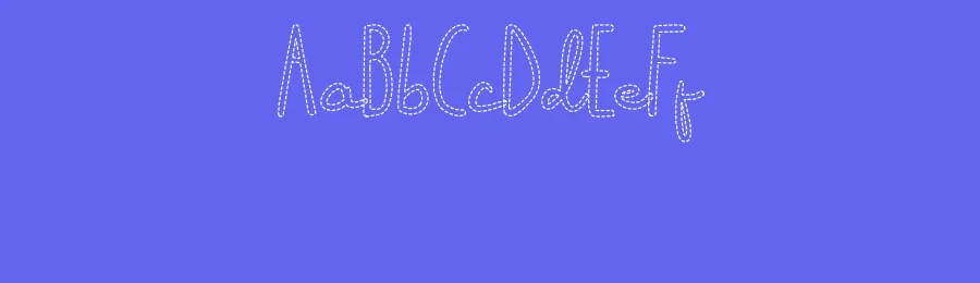 CS Meander Dashed Font by craftsupplyco — Script Handwritten Font — thumbnail 3