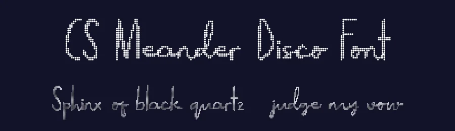 CS Meander Disco Font by craftsupplyco — Script Handwritten Font — thumbnail 2
