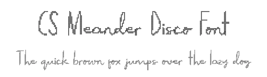 CS Meander Disco Font by craftsupplyco — Script Handwritten Font