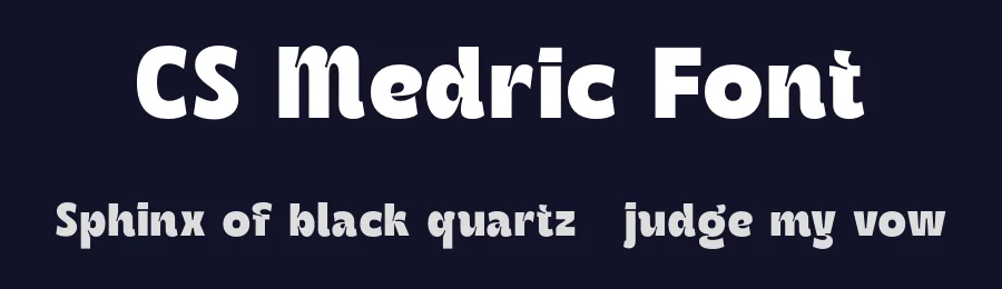 CS Medric Font by craftsupplyco — Display Font — thumbnail 2
