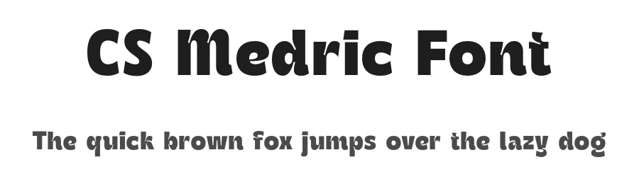 CS Medric Font by craftsupplyco — Display Font