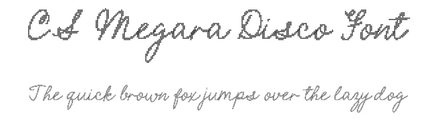 CS Megara Disco Font by craftsupplyco — Script Handwritten Font