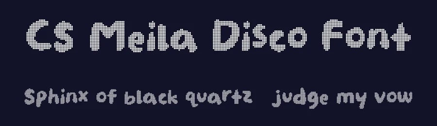CS Meila Disco Font by craftsupplyco — Display Font — thumbnail 2