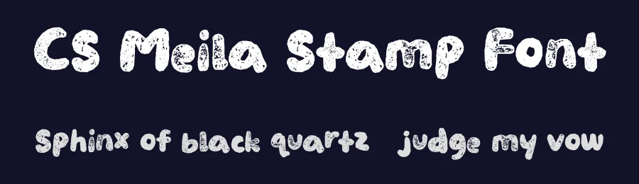 CS Meila Stamp Font by craftsupplyco — Display Font — thumbnail 2