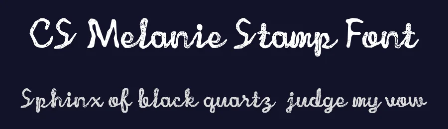 CS Melanie Stamp Font by craftsupplyco — Display Font — thumbnail 2