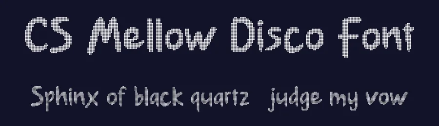 CS Mellow Disco Font by craftsupplyco — Display Font — thumbnail 2