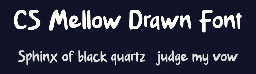 CS Mellow Drawn Font by craftsupplyco — Script Handwritten Font — thumbnail 2