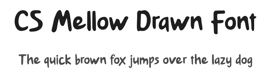 CS Mellow Drawn Font by craftsupplyco — Script Handwritten Font