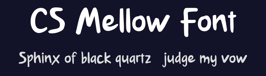 CS Mellow Font by craftsupplyco — Display Font — thumbnail 2