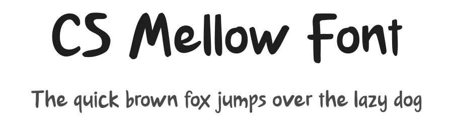 CS Mellow Font by craftsupplyco — Display Font