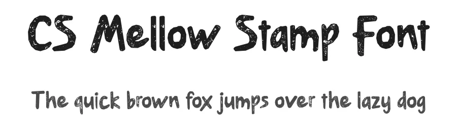 CS Mellow Stamp Font by craftsupplyco — Script Handwritten Font