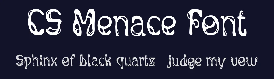 CS Menace Font by craftsupplyco — Display Font — thumbnail 2