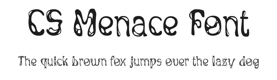 CS Menace Font by craftsupplyco — Display Font