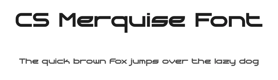 CS Merquise Font by Charles Scott โ Sans Serif Font