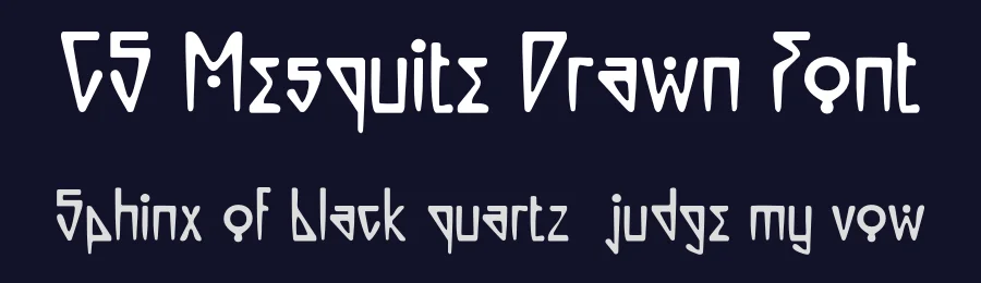 CS Mesquite Drawn Font by craftsupplyco — Display Font — thumbnail 2