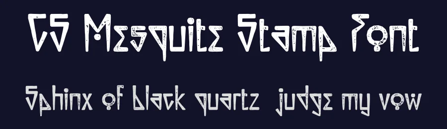 CS Mesquite Stamp Font by craftsupplyco — Display Font — thumbnail 2