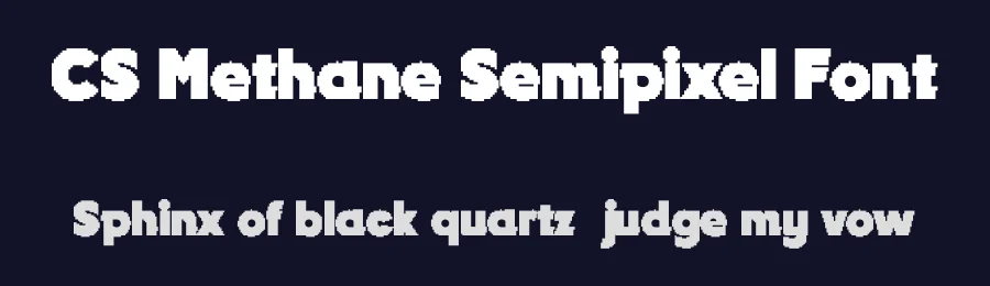 CS Methane Semipixel Font by craftsupplyco — Display Font — thumbnail 2
