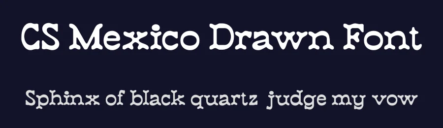 CS Mexico Drawn Font by craftsupplyco — Display Font — thumbnail 2