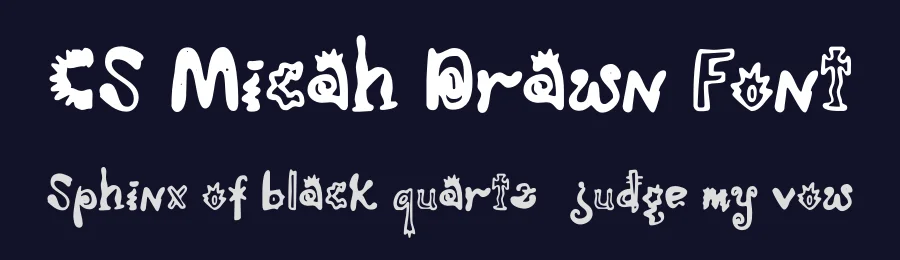 CS Micah Drawn Font by craftsupplyco — Display Font — thumbnail 2