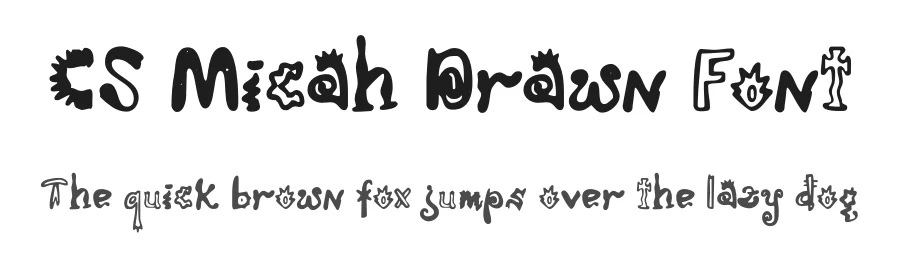 CS Micah Drawn Font by craftsupplyco β Display Font