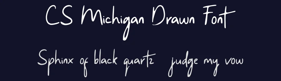 CS Michigan Drawn Font by craftsupplyco — Script Handwritten Font — thumbnail 2