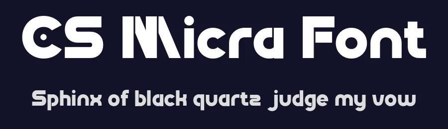 CS Micra Font by craftsupplyco — Display Font — thumbnail 2