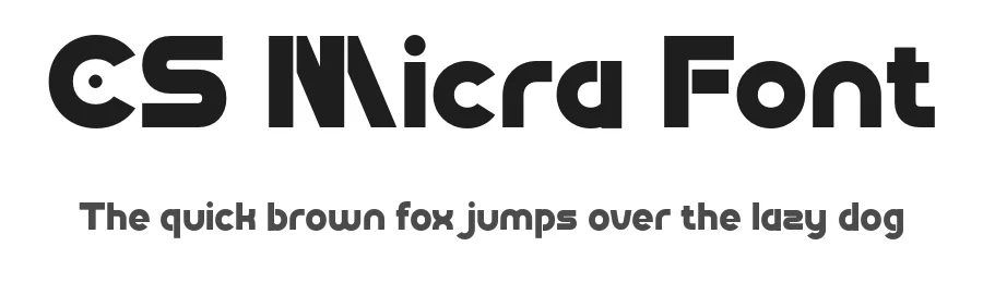 CS Micra Font by craftsupplyco — Display Font