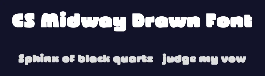 CS Midway Drawn Font by craftsupplyco — Display Font — thumbnail 2