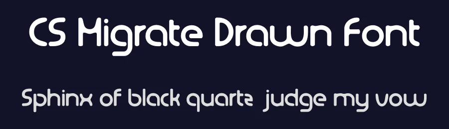 CS Migrate Drawn Font by craftsupplyco — Sans Serif Font — thumbnail 2