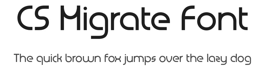 CS Migrate Font by craftsupplyco — Display Font