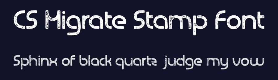 CS Migrate Stamp Font by craftsupplyco — Display Font — thumbnail 2